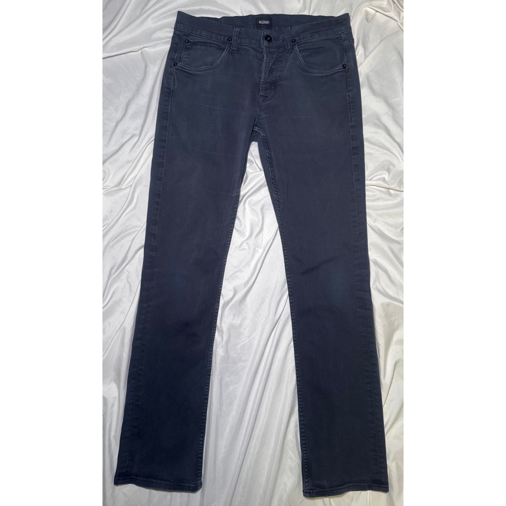 Hudson Slim Straight‎ Leg Pants Mens 31 Charcoal Grey Streetwear Casual 0319